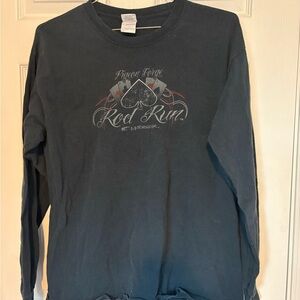 Gildan Black Long Sleeve Rod Run Tee